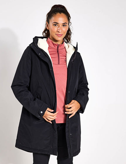 Jack Wolfskin Talforst Parka - Blackimage1- The Sports Edit