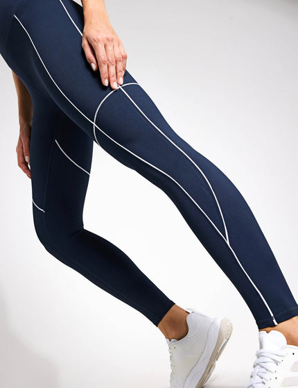 Lilybod Amara Legging - Navy Blue/Whiteimage3- The Sports Edit