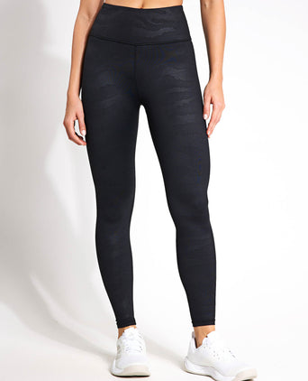 Ariana Legging - Black Tiger Print