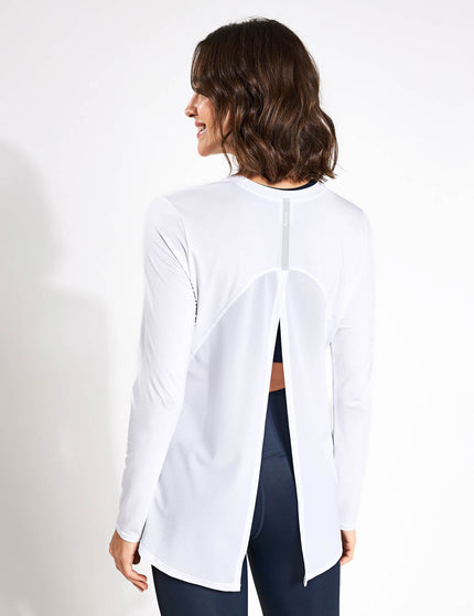 Lilybod Kendall Long Sleeve Top - Whiteimage2- The Sports Edit