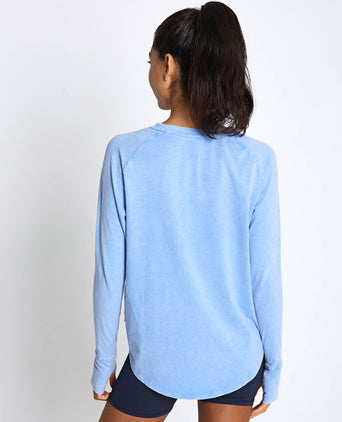 Clare Vintage Washed Slub - Azure Blue