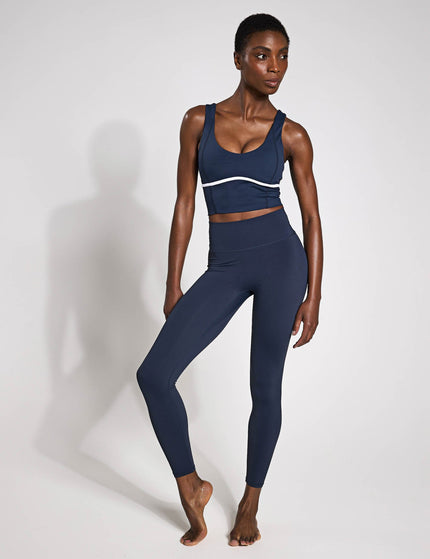 Lilybod Ava Sports Bra - Navy/Whiteimage4- The Sports Edit