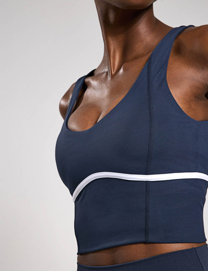 Lilybod Ava Sports Bra - Navy/Whiteimage3- The Sports Edit