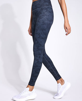 Astrid Ultra-Core Full Length Legging - Black Stucco