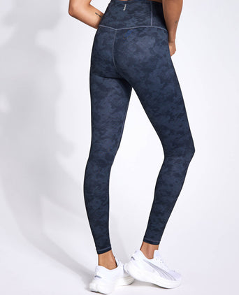 Astrid Ultra-Core Full Length Legging - Black Stucco