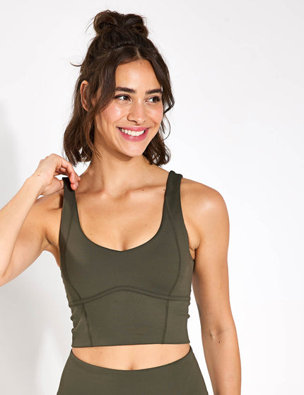 Lilybod Ava Long Sports Bra - Army Greenimage1- The Sports Edit