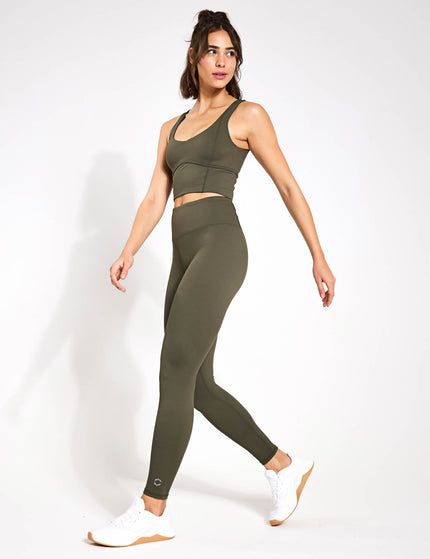 Lilybod Ava Long Sports Bra - Army Greenimage4- The Sports Edit