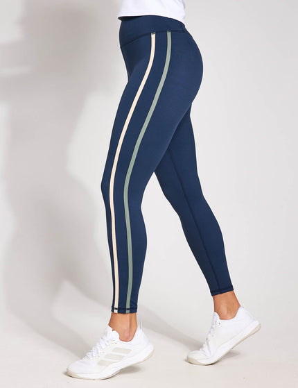 Lilybod Chelsea Side Stripe Legging - Navy Blueimage1- The Sports Edit