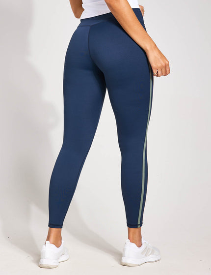 Lilybod Chelsea Side Stripe Legging - Navy Blueimage2- The Sports Edit
