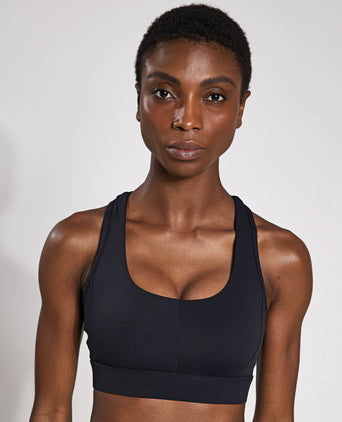 Frankie Cloud-Core Sports Bra - Black