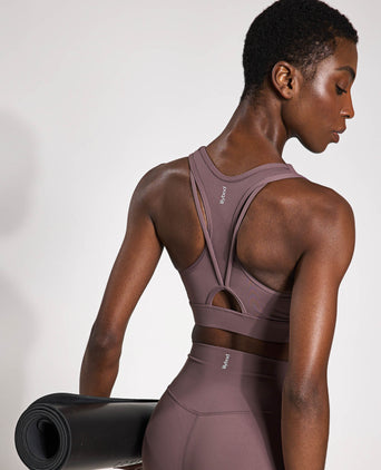 Frankie Cloud-Core Sports Bra - Grape