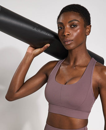 Frankie Cloud-Core Sports Bra - Grape