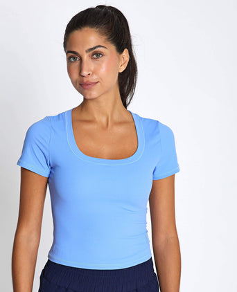 Hague Cloud-Core Tee - Azure Blue