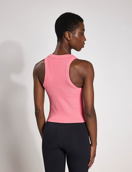 Lilybod Harmony Ribbed Tank - Strawberryimage2- The Sports Edit