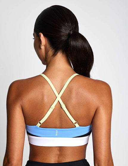 Lilybod No Limits Sports Bra - Black/Azure/Limeimages2- The Sports Edit