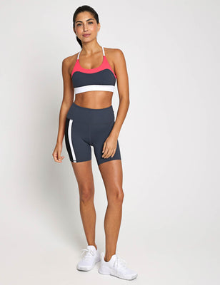 The Limitless Shorts Set - Charcoal/Coral