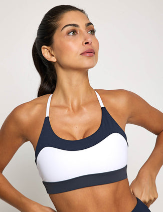 Limitless Sports Bra - Navy Blue