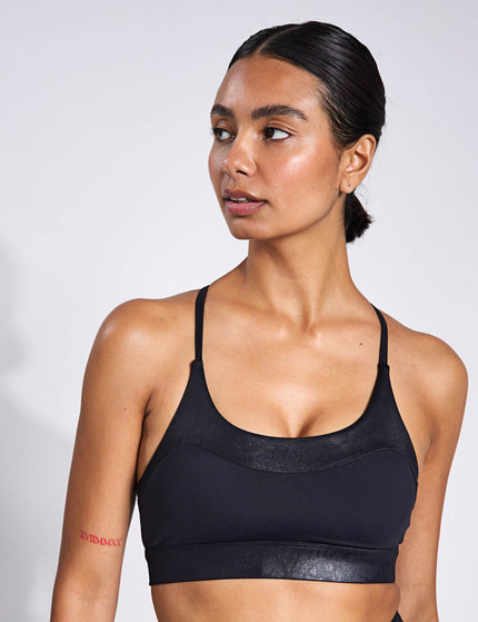 Lilybod Limit High-Shine Sports Bra - Animal Blackimage1- The Sports Edit