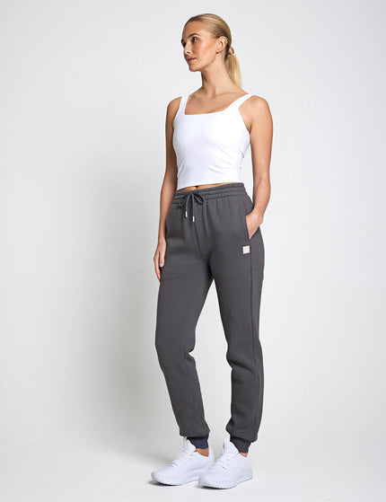 Lilybod Millie Slim Fleece Track Pant - Charcoalimages5- The Sports Edit