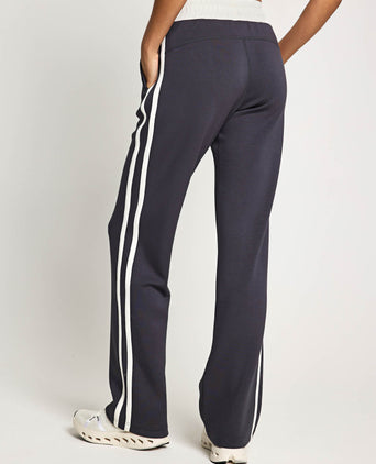 Nikki Wide Leg Jogger - Charcoal