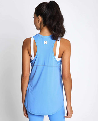 Zela Tank Top - Azure Blue