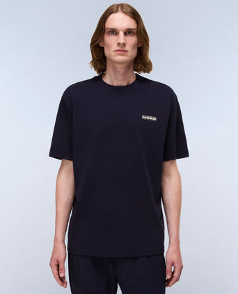 Small Box Short Sleeve T-Shirt - Blue Marine
