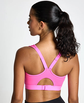 NB Essential Run Bra - Pink Heat