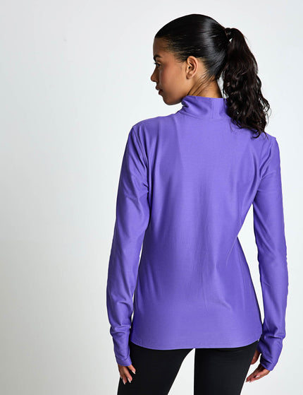 New Balance Sport Essentials Space Dye 1/4 Zip - Electric Purpleimages2- The Sports Edit