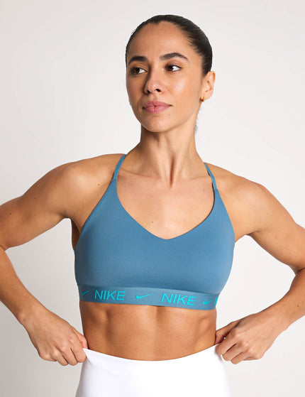 Nike Indy Light Support Sports Bra - Smokey Blueimage1- The Sports Edit