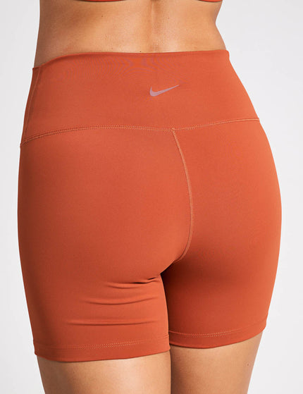 Nike One High Waisted 5" Biker Shorts - Burnt Sunrise/Blackimage2- The Sports Edit