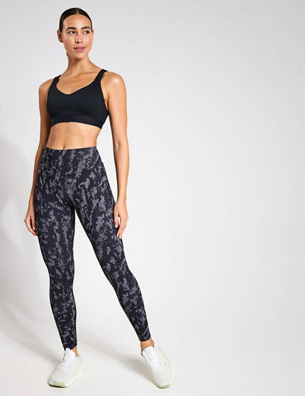 Nike One High Waisted 7/8 Printed Leggings - Blackimage4- The Sports Edit