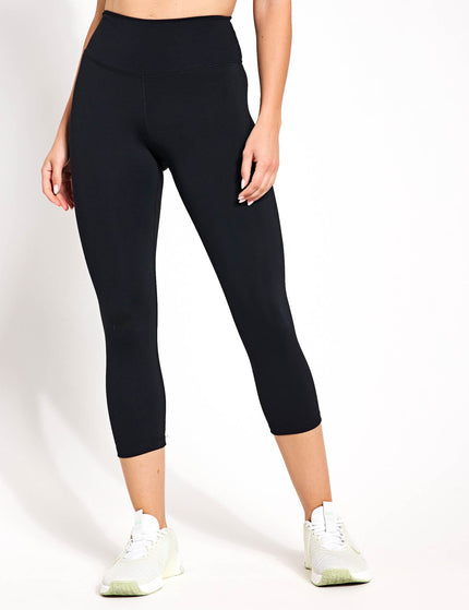 Nike One High Waisted Crop Leggings - Blackimage2- The Sports Edit