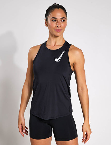 Nike One Swoosh Dri-FIT Running Tank Top - Blackimage1- The Sports Edit