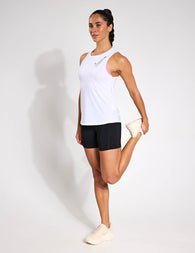 Nike One Swoosh Dri-FIT Running Tank Top - Whiteimage2- The Sports Edit