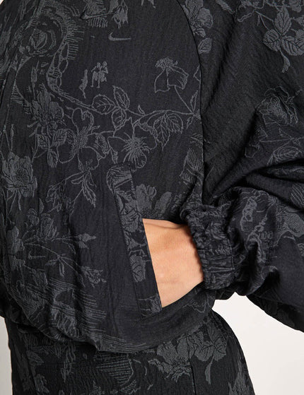 Nike Sportswear Collection Jacquard Track Jacket - Black/Anthraciteimages4- The Sports Edit