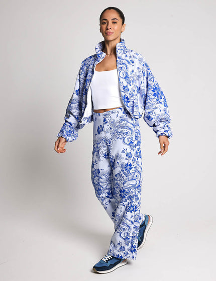 Nike Sportswear Collection Jacquard Track Pants - White/Hyper Royalimage6- The Sports Edit