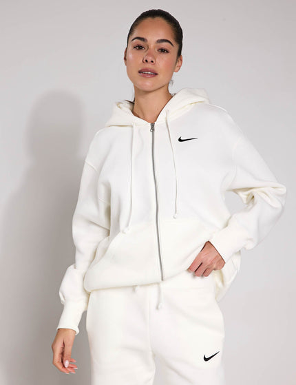 Nike Sportswear Phoenix Fleece Oversized Hoodie - Sail/Blackimage1- The Sports Edit