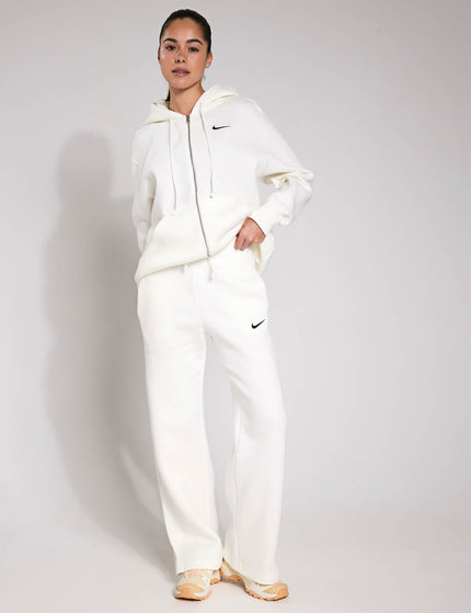 Nike Sportswear Phoenix Fleece Oversized Hoodie - Sail/Blackimage4- The Sports Edit