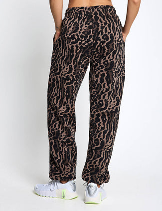 Sportswear Phoenix Fleece Oversized Printed Sweatpants - Black/Ironstone/Black
