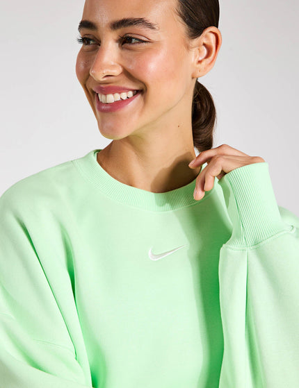 Nike Sportswear Phoenix Fleece Sweatshirt - Vapor Green/Sailimage4- The Sports Edit