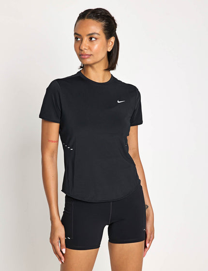 Nike Swift Dri-FIT Short-Sleeve Running Top - Black/Reflective Silverimage1- The Sports Edit