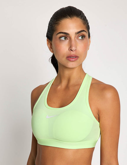 Nike Swoosh Medium Support Bra - Barely Volt/Whiteimage1- The Sports Edit