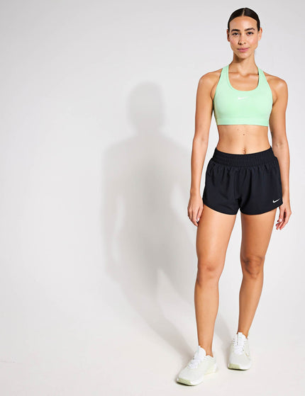 Nike Swoosh Medium Support Bra - Vapor Green/Whiteimage4- The Sports Edit