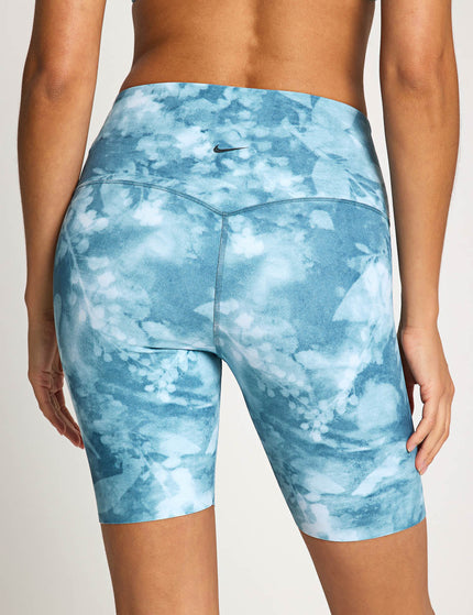 Nike Zenvy 8" Printed Biker Shorts - Smokey Blueimage2- The Sports Edit