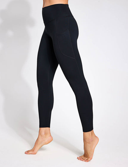 Nike One High Waisted 7/8 Leggings with Pockets - Blackimages1- The Sports Edit