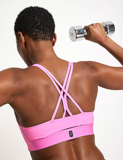 ON Running Studio Bra - Raspberryimage2- The Sports Edit