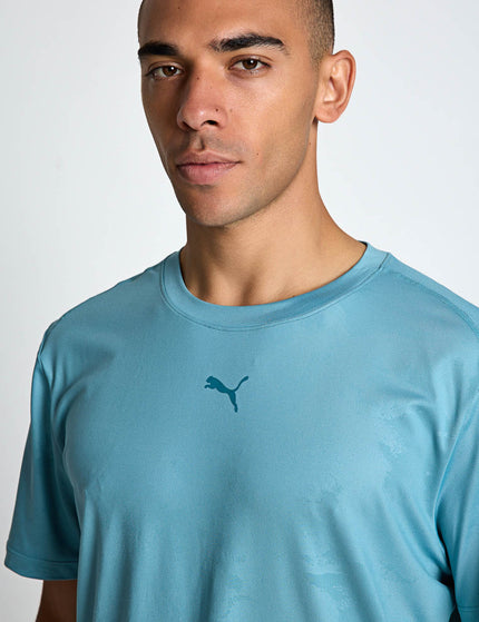 PUMA Cloudspun Embossed Short Sleeve T-Shirt - Baltic Sea Blueimages3- The Sports Edit