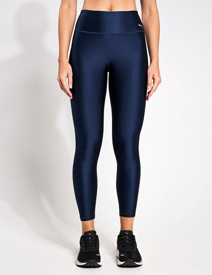 PUMA Summer Daze 7/8 High Waisted Training Tights - Club Navyimage3- The Sports Edit