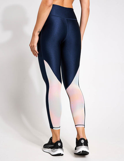 PUMA Summer Daze 7/8 High Waisted Training Tights - Club Navyimage2- The Sports Edit