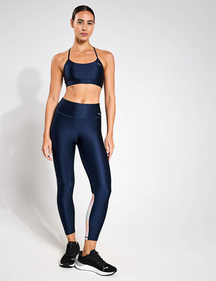 PUMA Training Move Summer Daze Bra - Club Navyimage4- The Sports Edit